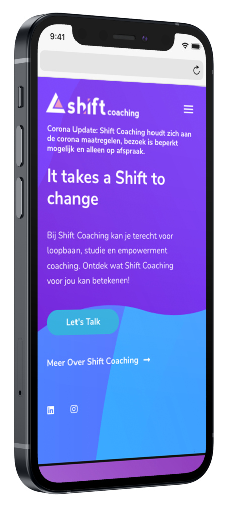 Shift coaching mobile site